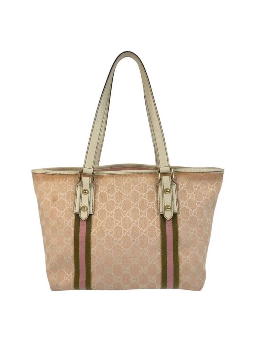 Gucci Sherry Line Pink Tote Bag